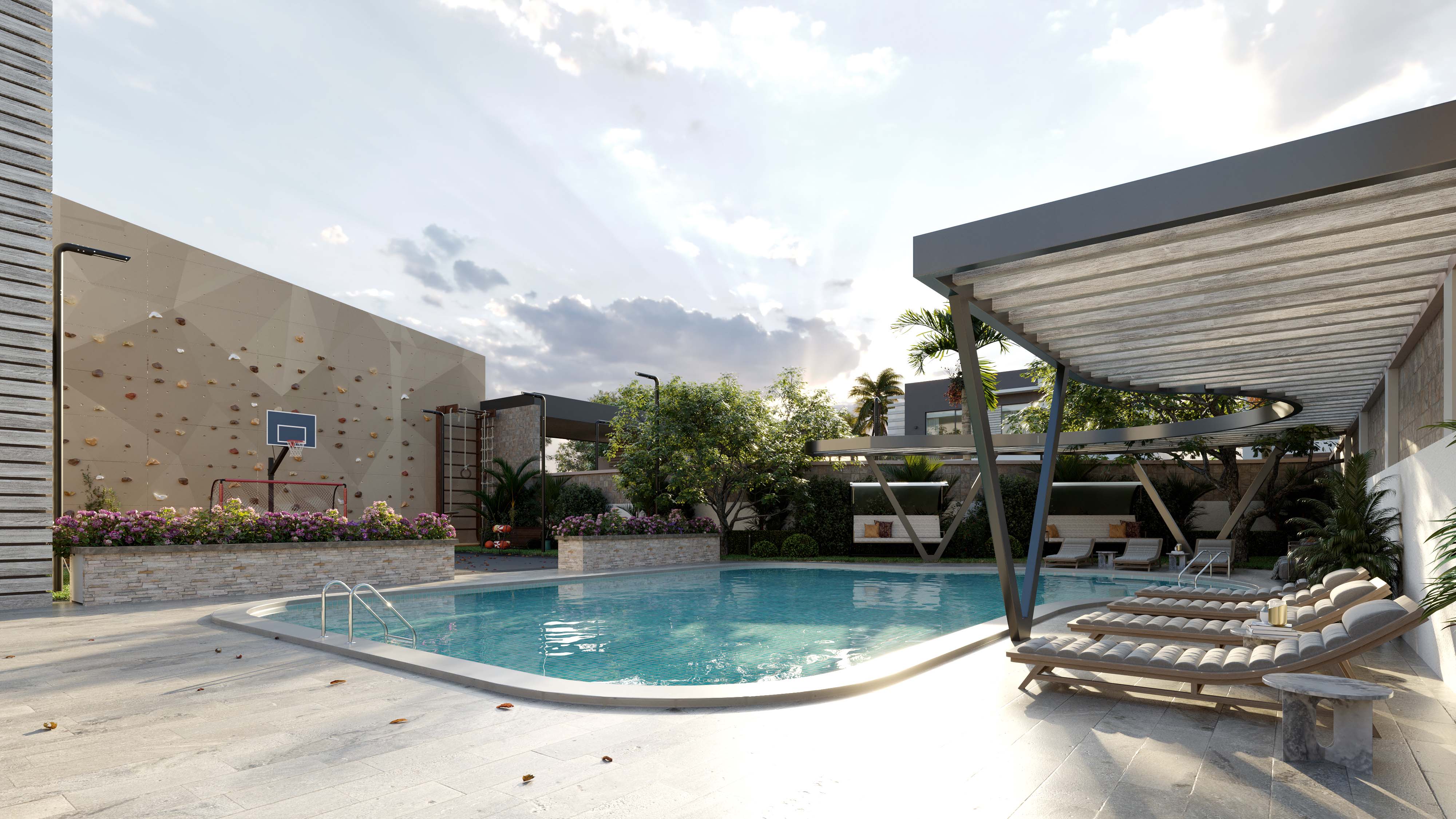 Belsize park elegant swimming pool